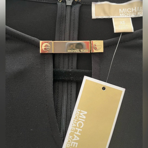 🆕 Michael Kors Black Knotted Dress - Picture 4 of 5